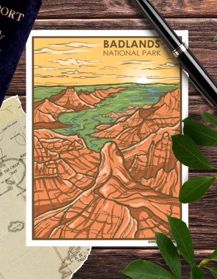 Badlands NP Sticker