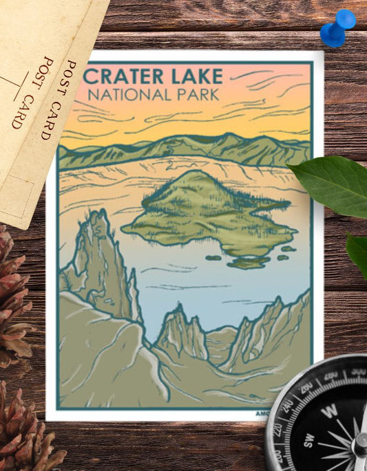 Crater Lake NP Sticker