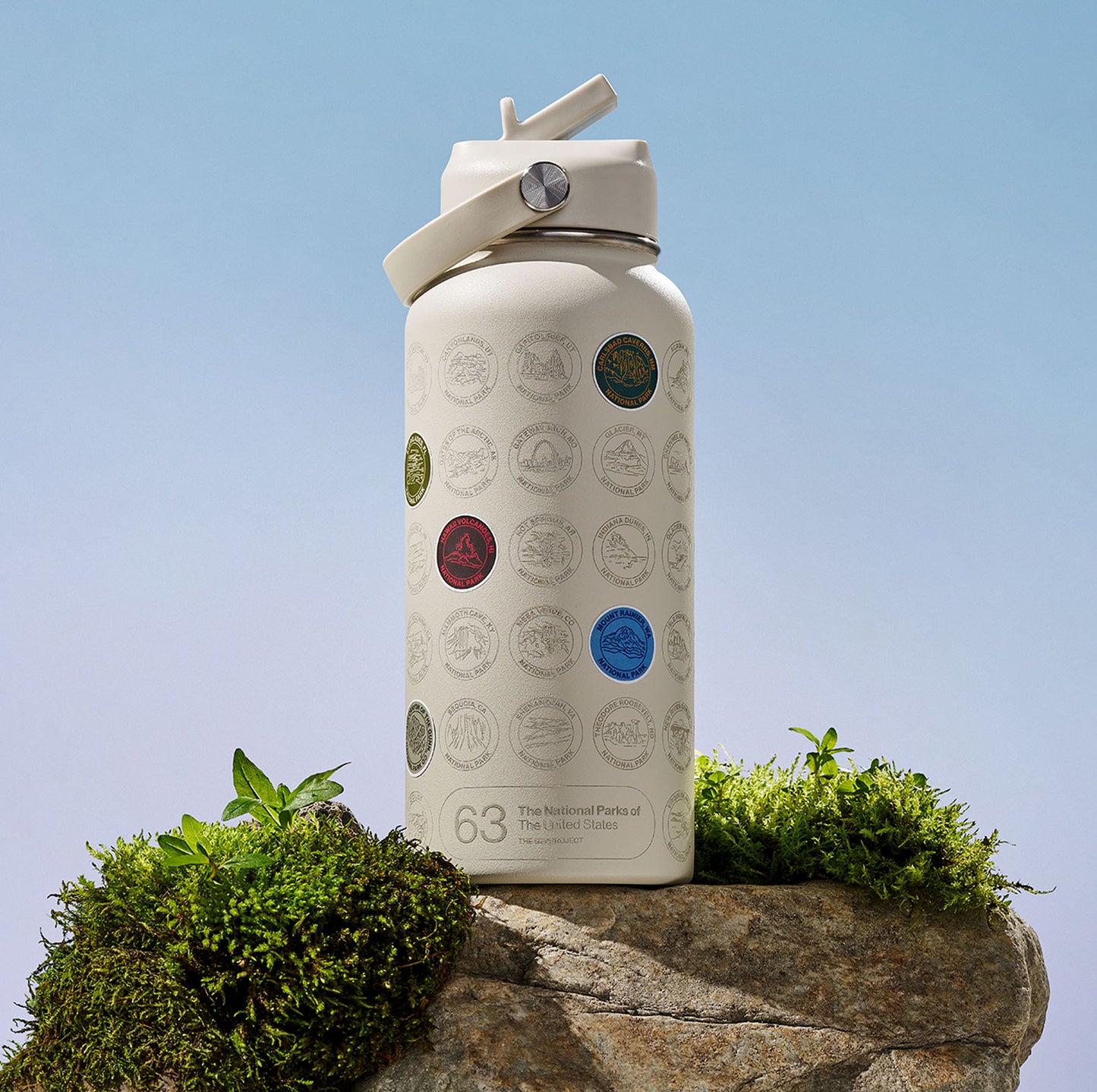 National Park Sticker Bottle