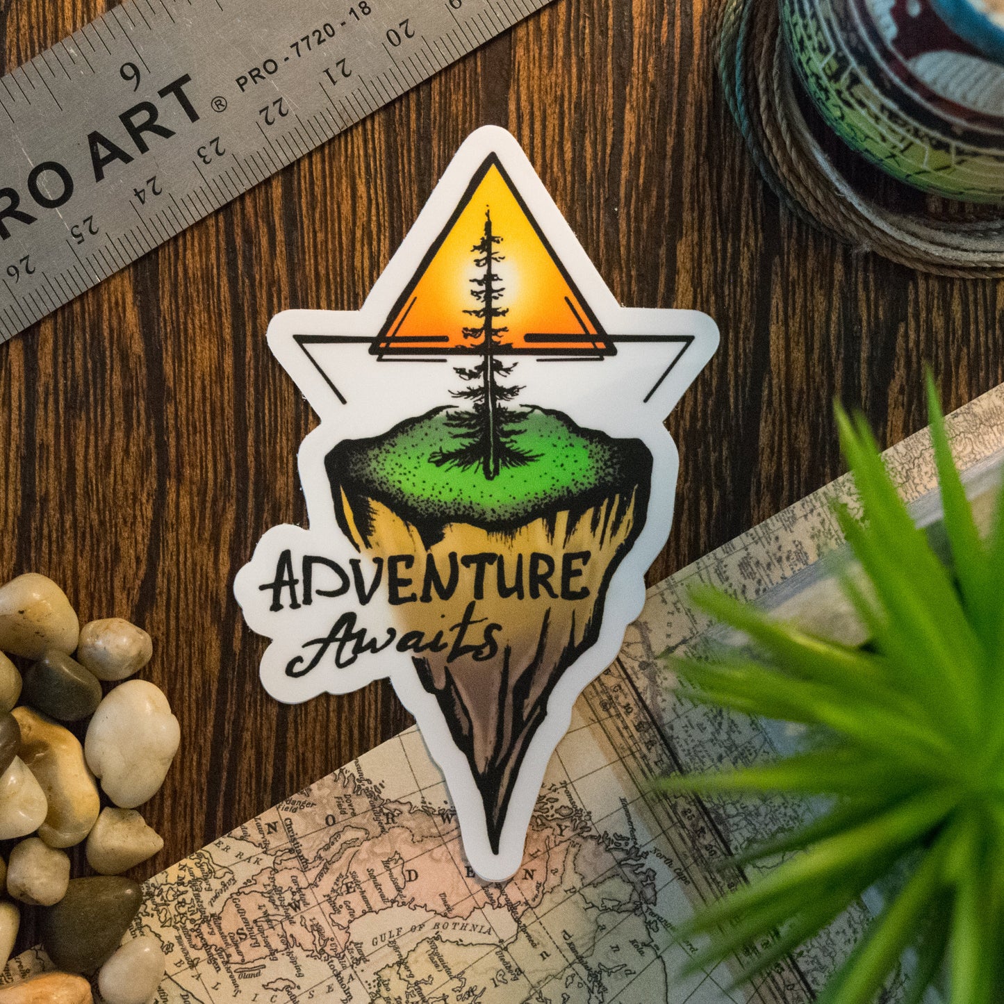 Adventure Awaits Sticker