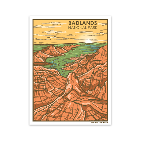 Badlands NP Sticker