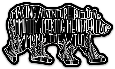 Bear Motto Sticker Pack