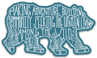 Bear Motto Sticker Pack