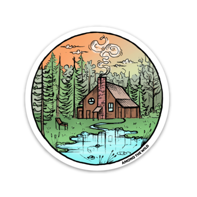 Cabin Love Sticker