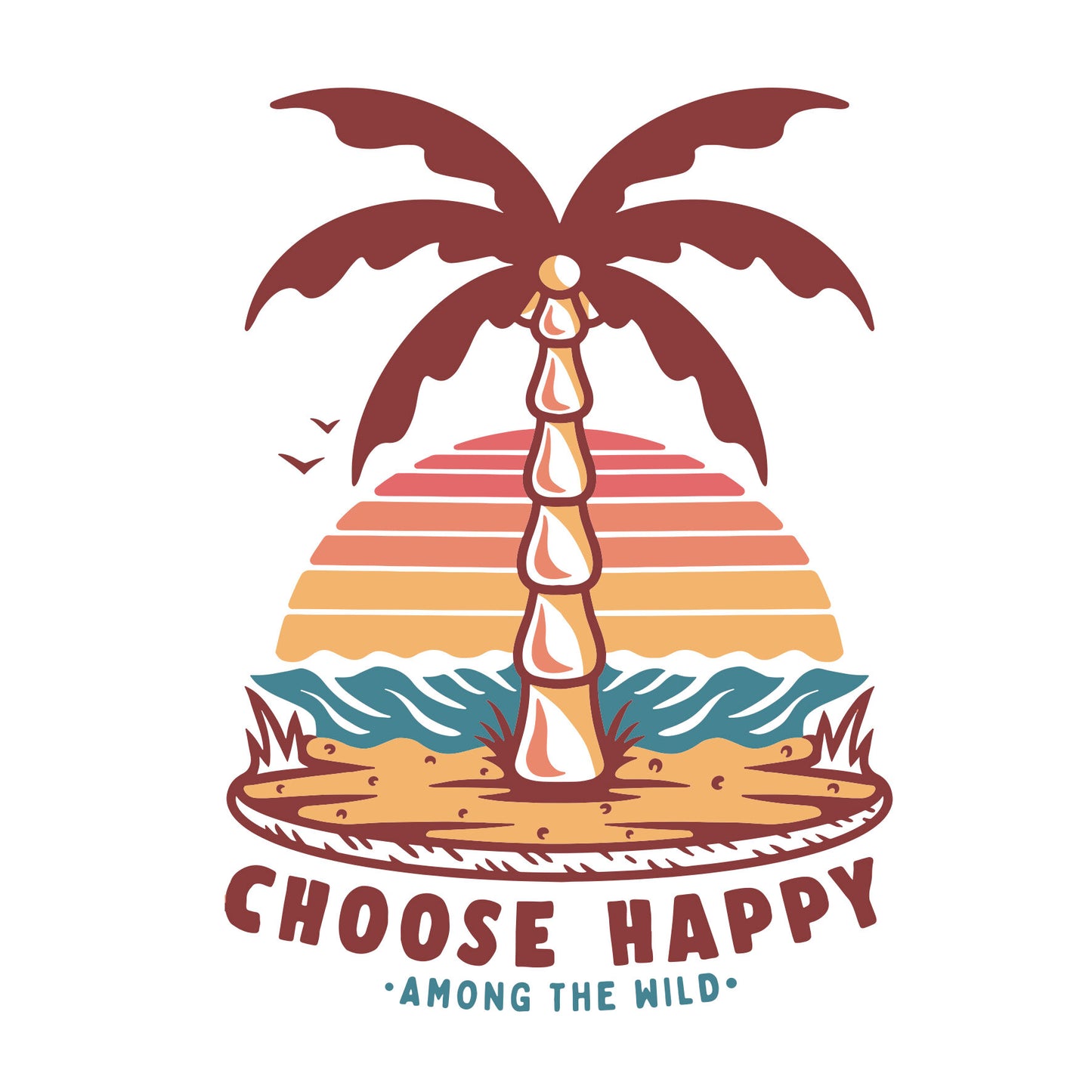 Choose Happy Sticker