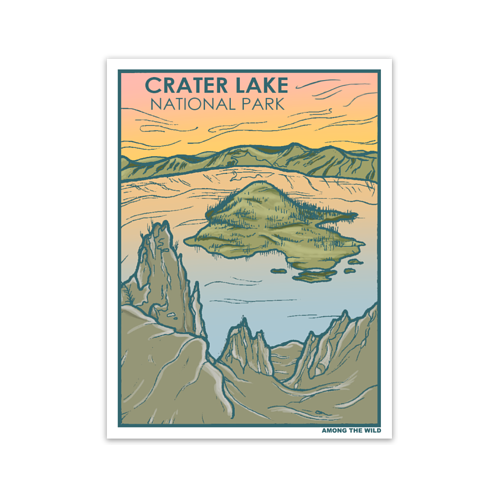 Crater Lake NP Sticker
