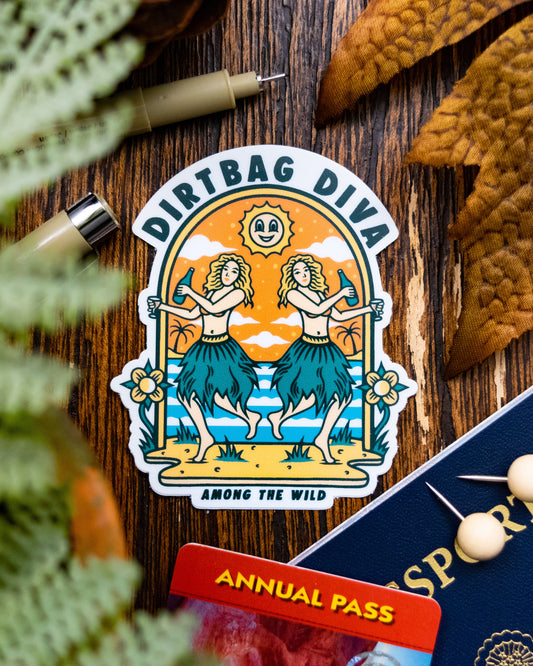 Dirtbag Diva Sticker