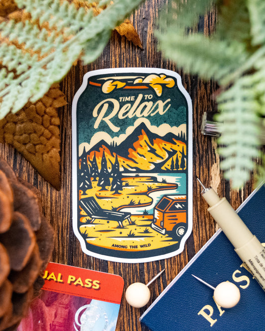Time To Relax Sticker