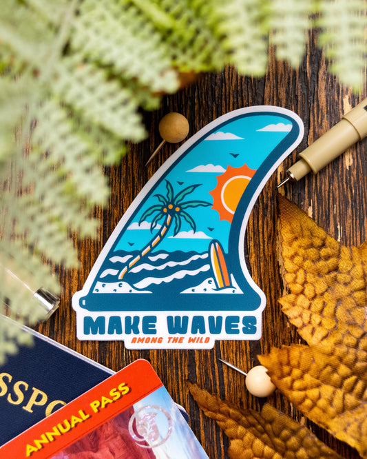 Make Waves Sticker