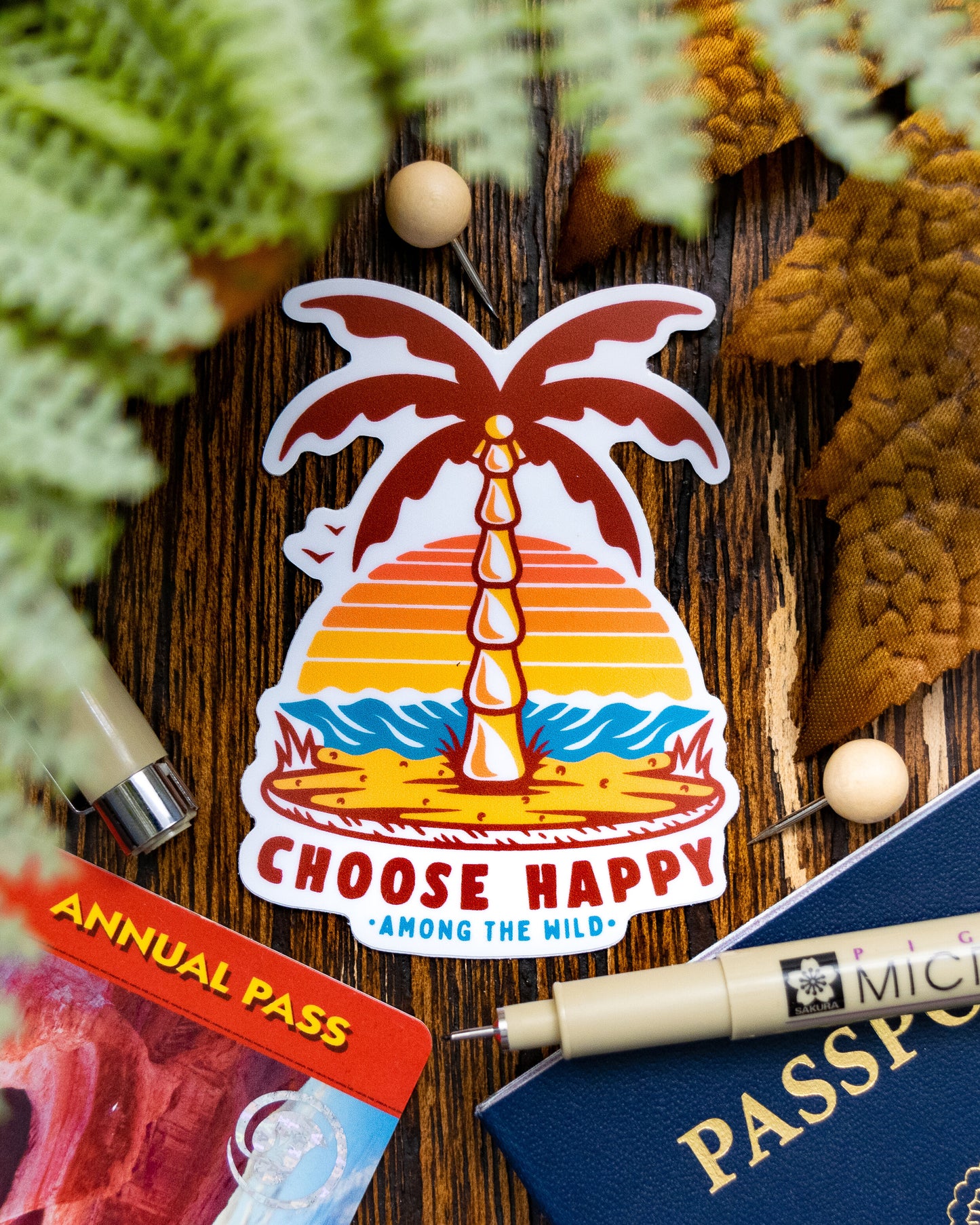 Choose Happy Sticker