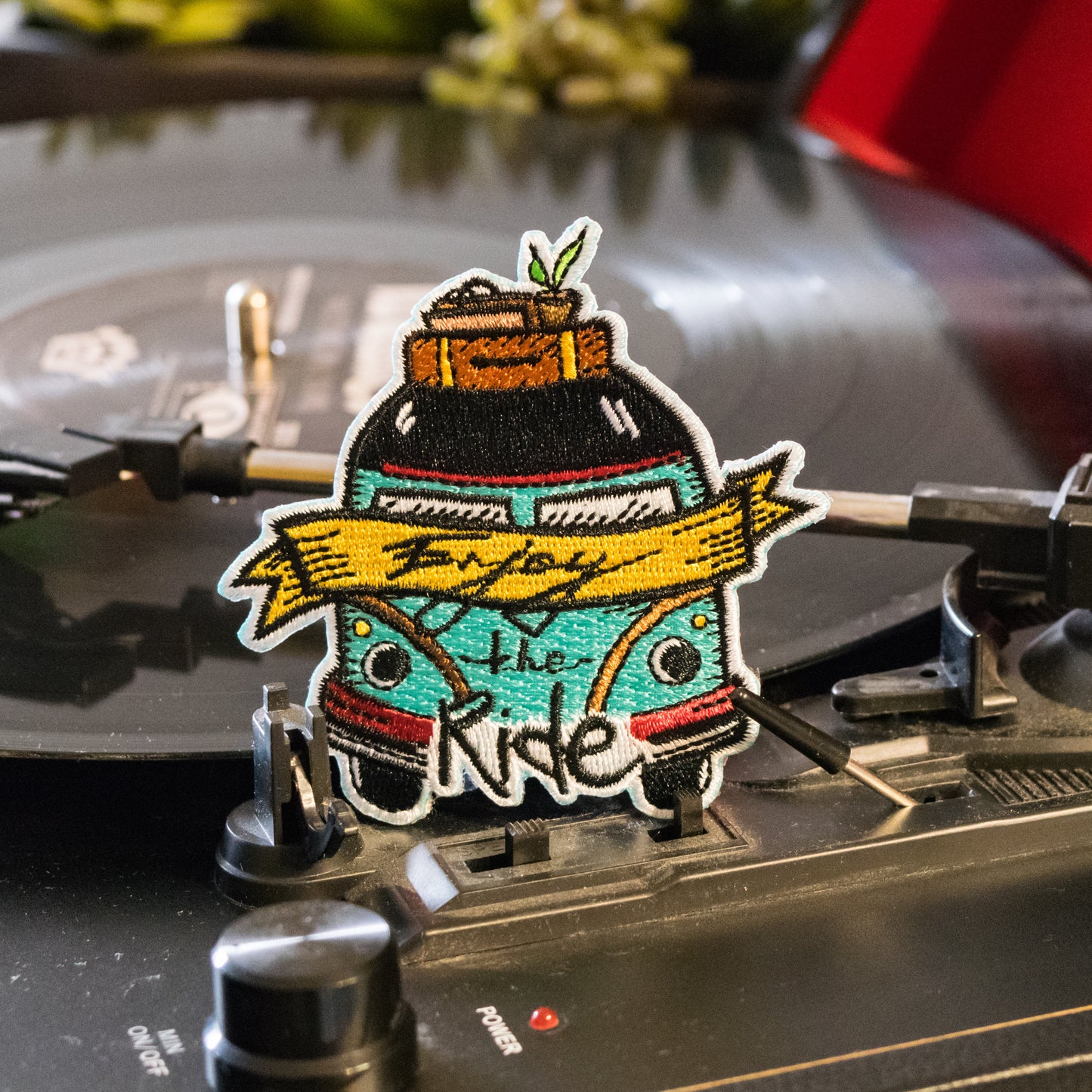 Enjoy The Ride Iron On Patch