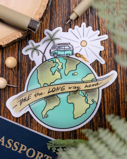 Long Way Home Sticker