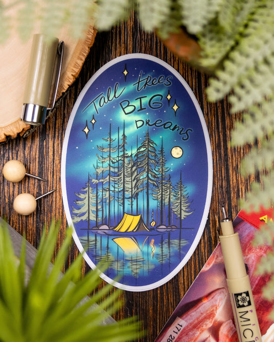 Tall Trees Sticker