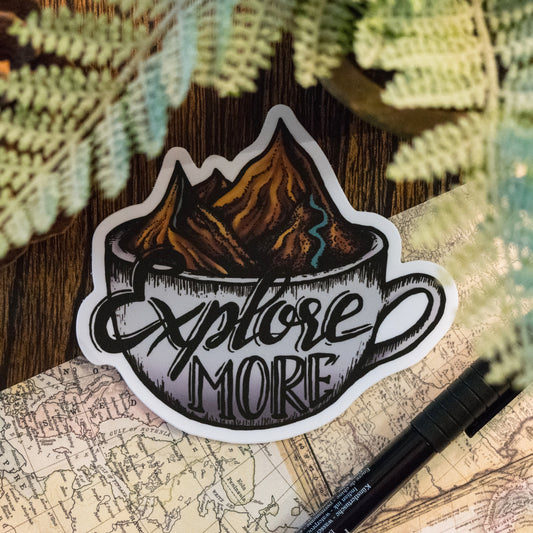 Explore More Sticker