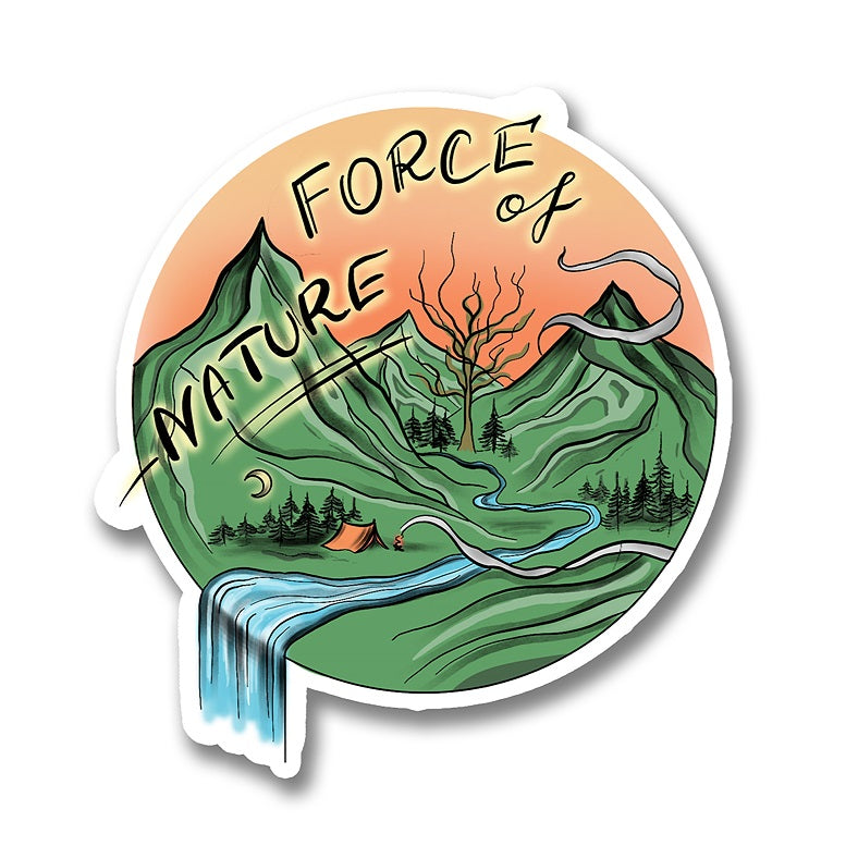 Force Of Nature Sticker