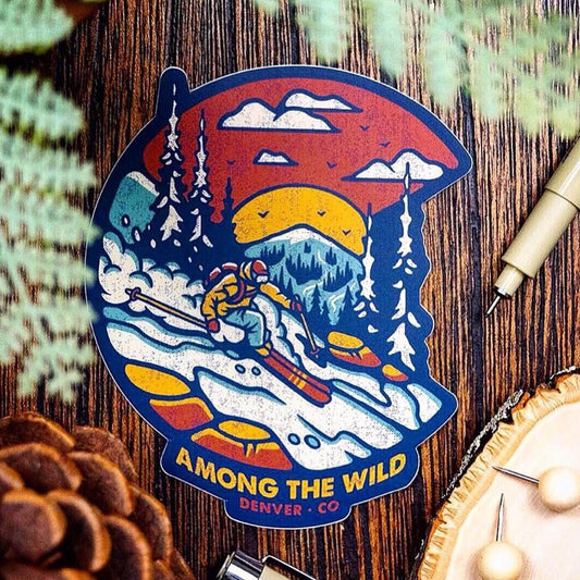 Fresh Tracks Sticker