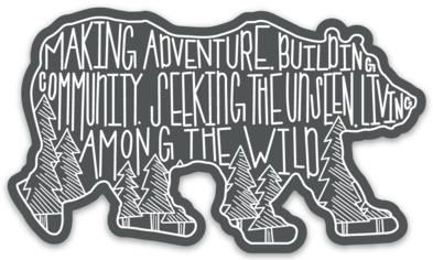 Bear Motto Sticker Pack