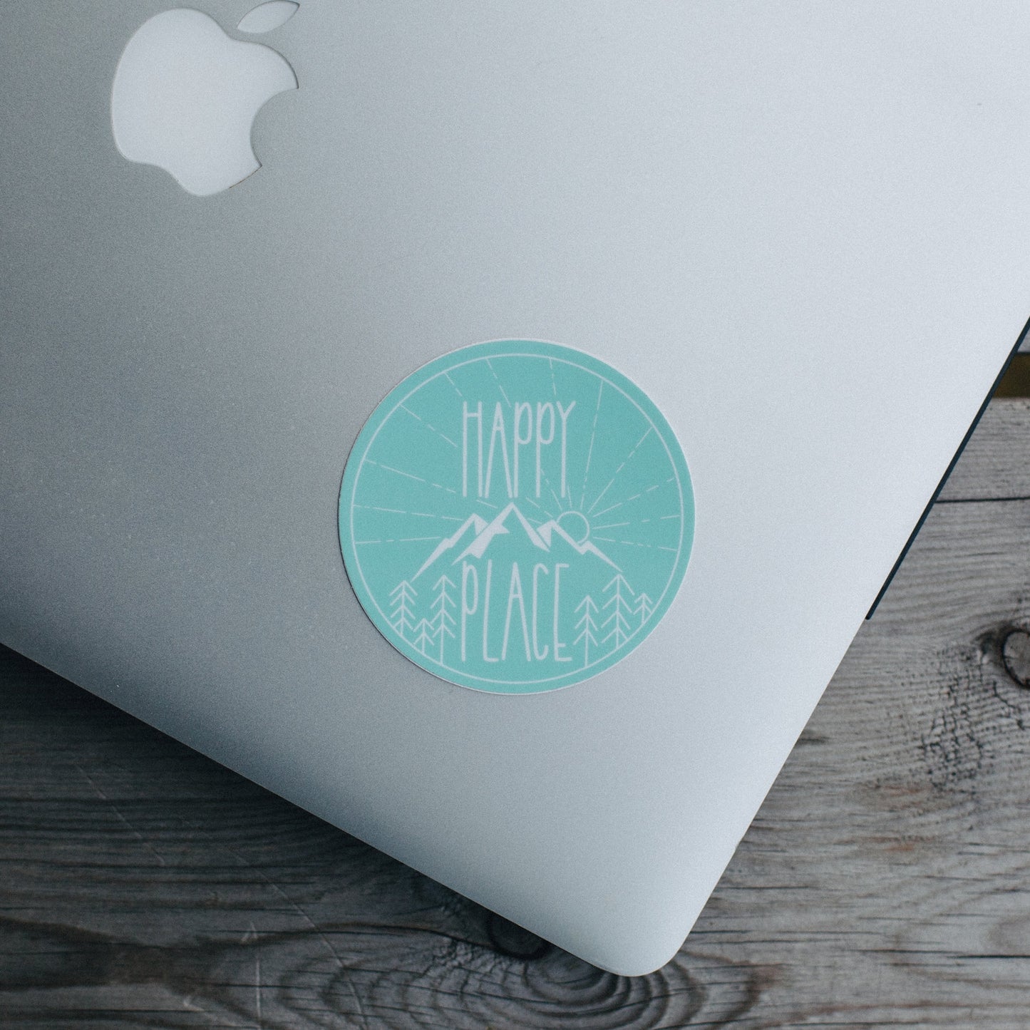 Happy Place Sticker - Teal