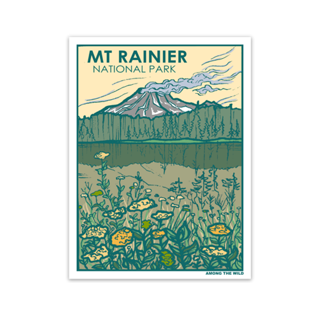 Mt Rainier NP Sticker