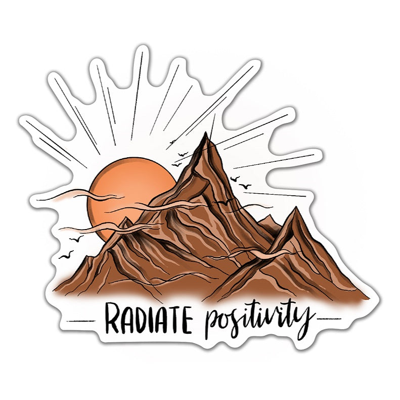 Radiate Positivity Sticker
