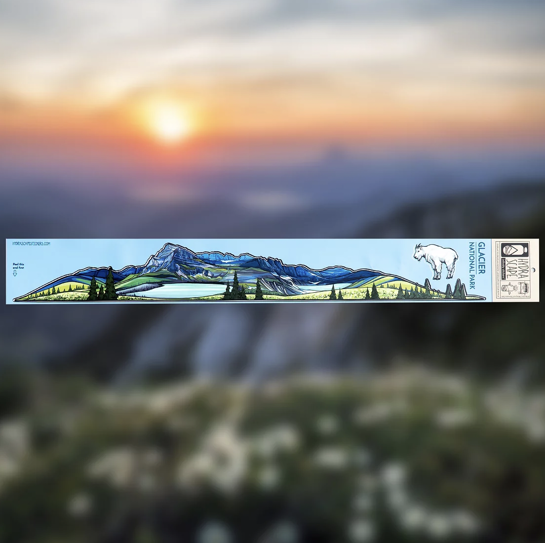 Glacier Hydrascape Infinity Sticker