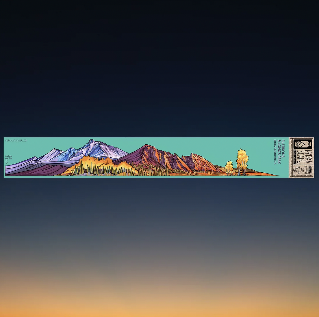 Flat Iron Hydrascape Infinity Sticker