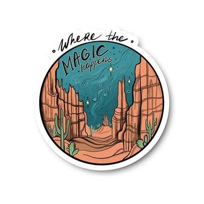 Where The Magic Happens Sticker