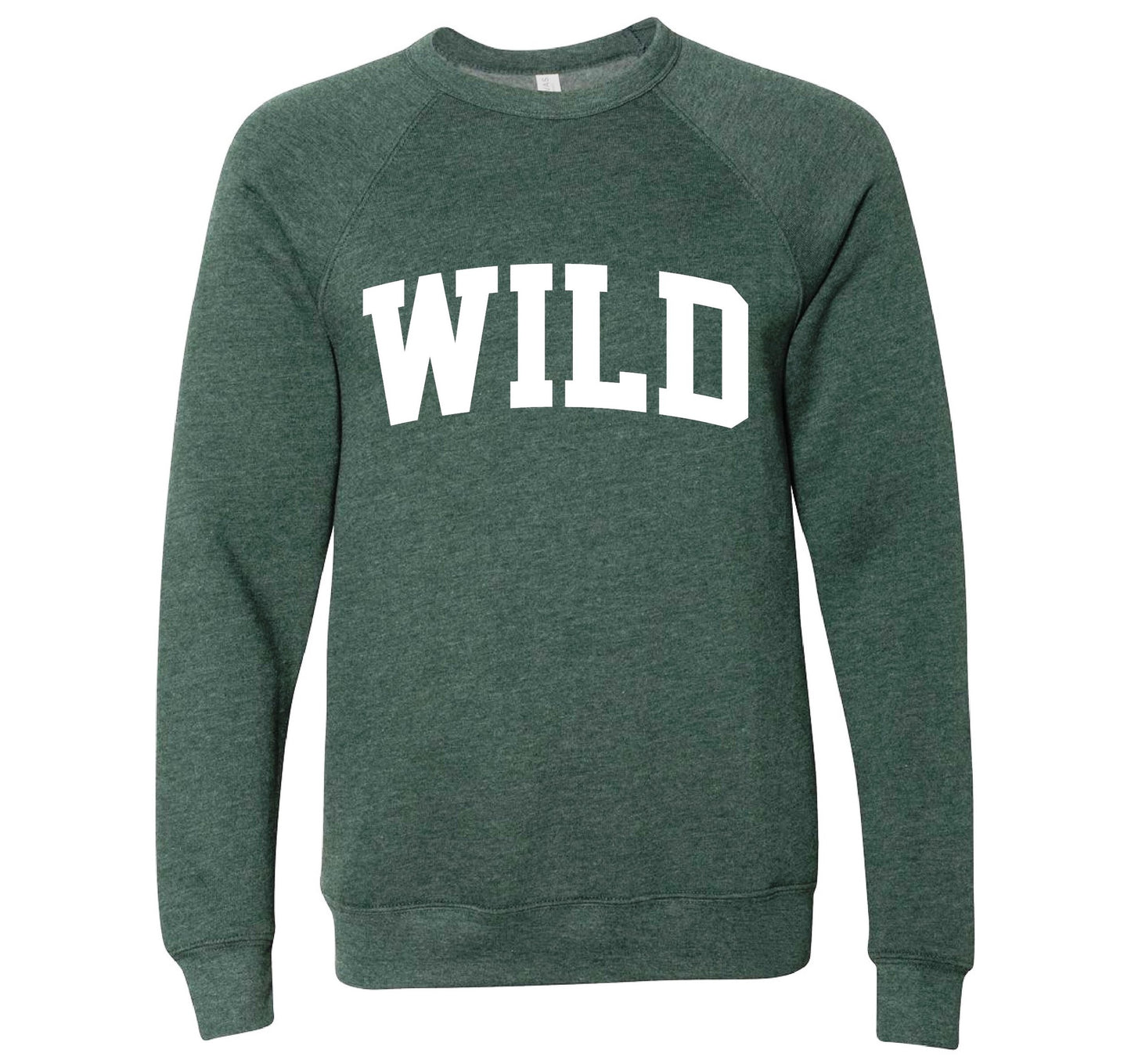 Wild Crewneck - Heather Forest