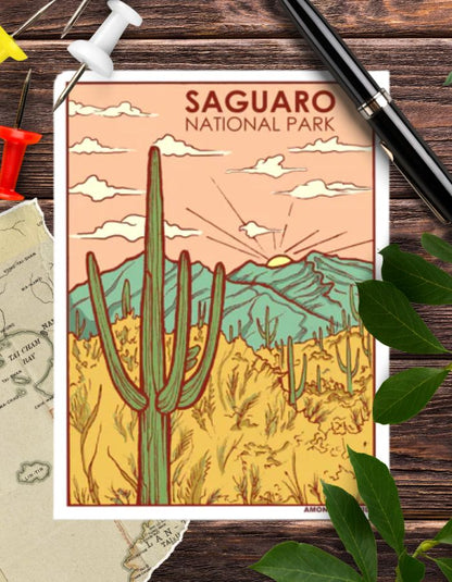 Saguaro NP Sticker
