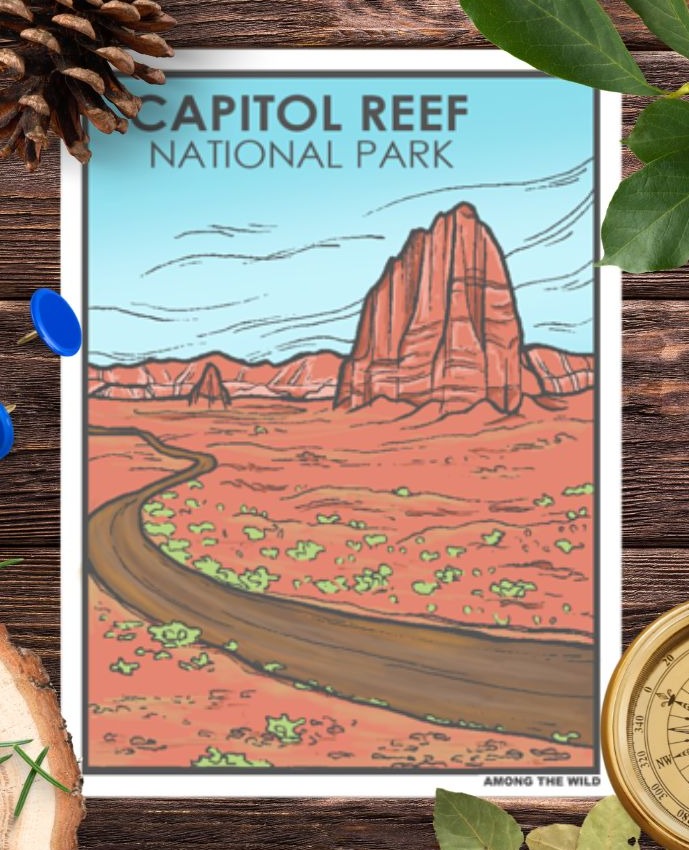Capitol Reef NP Sticker