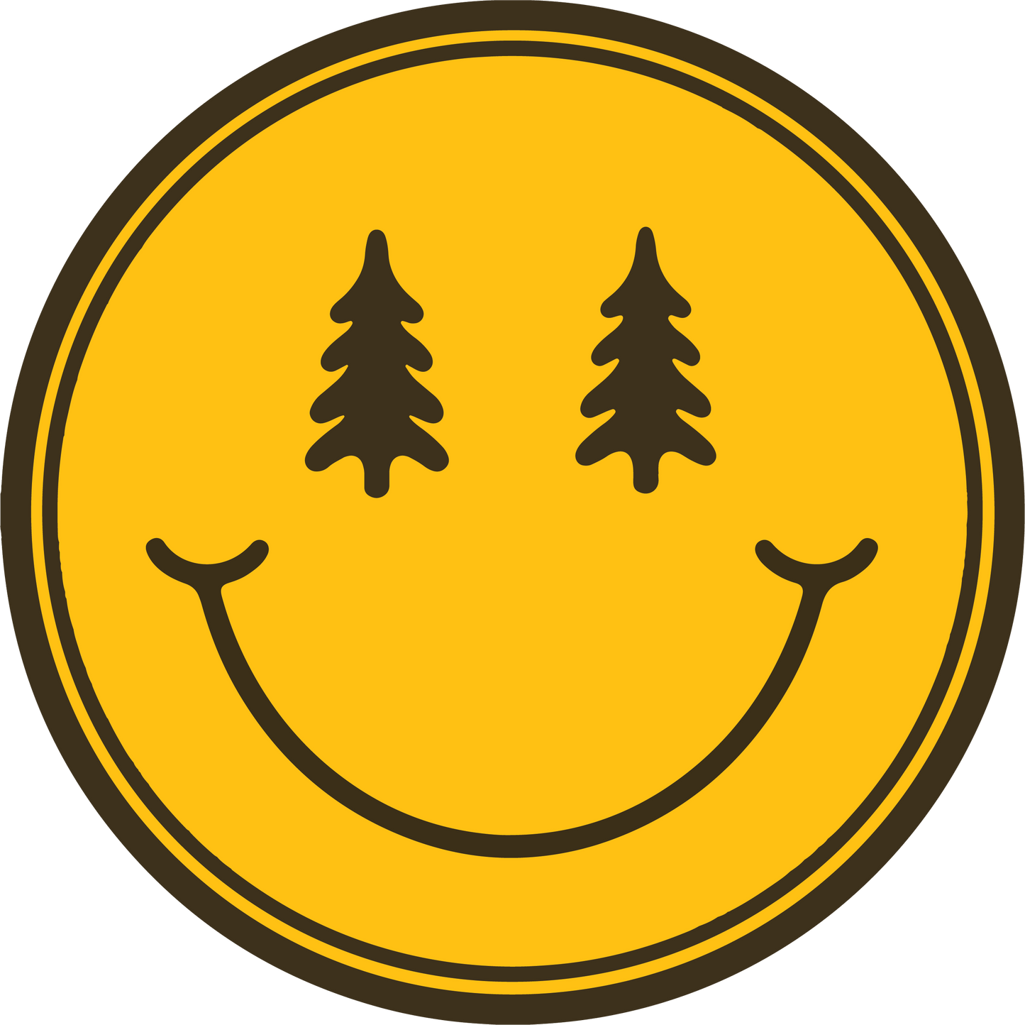 Nature Smiles Sticker