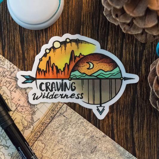 Craving Wilderness Sticker