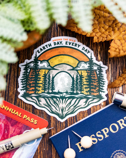 Earth Day Every Day Sticker
