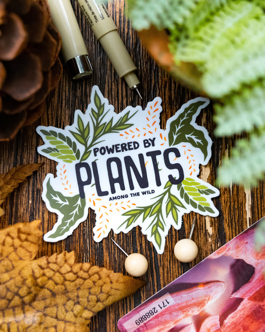 Powered By Plants Sticker