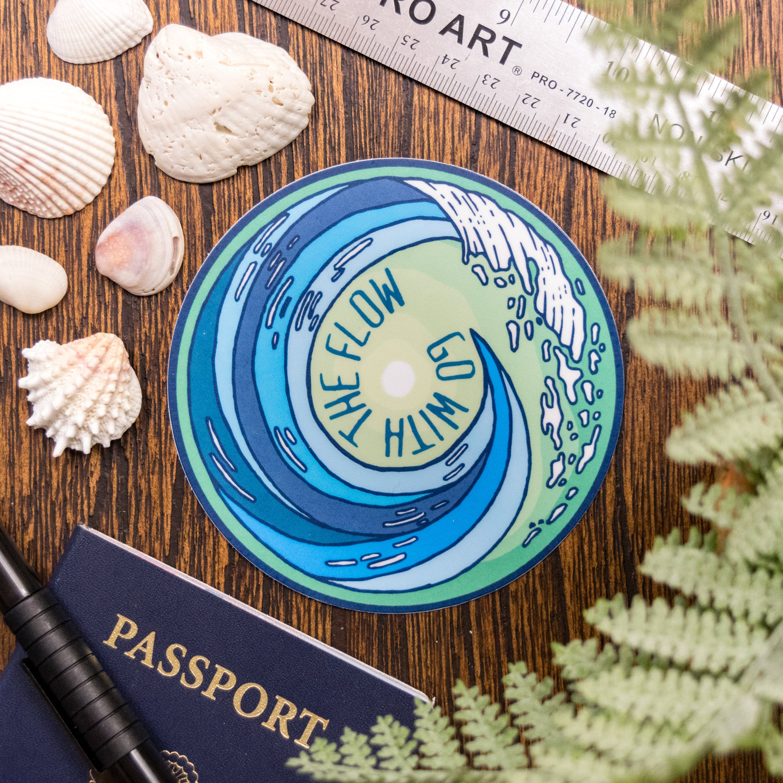Go With The Flow Sticker – Among The Wild