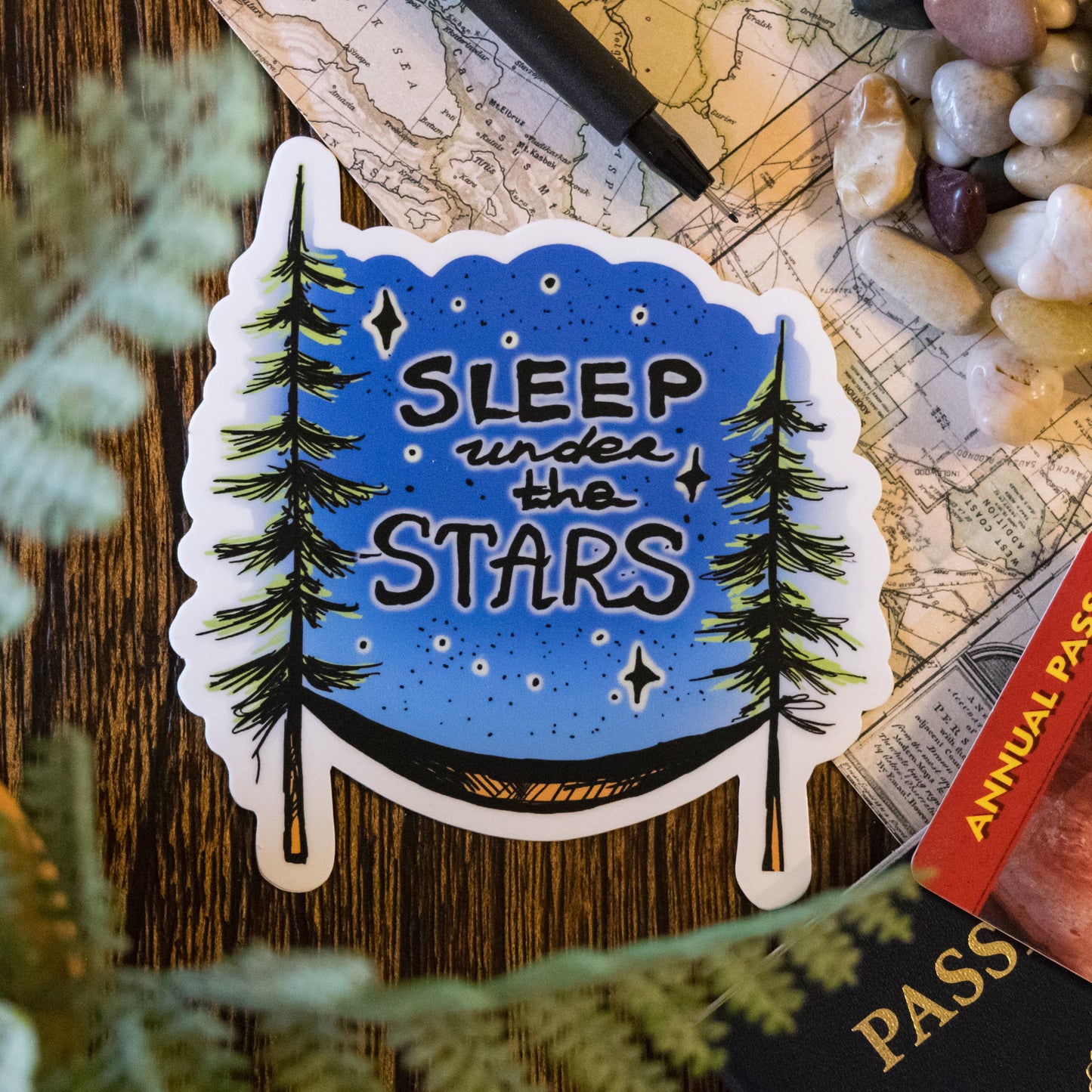 Sleep Under The Stars Sticker