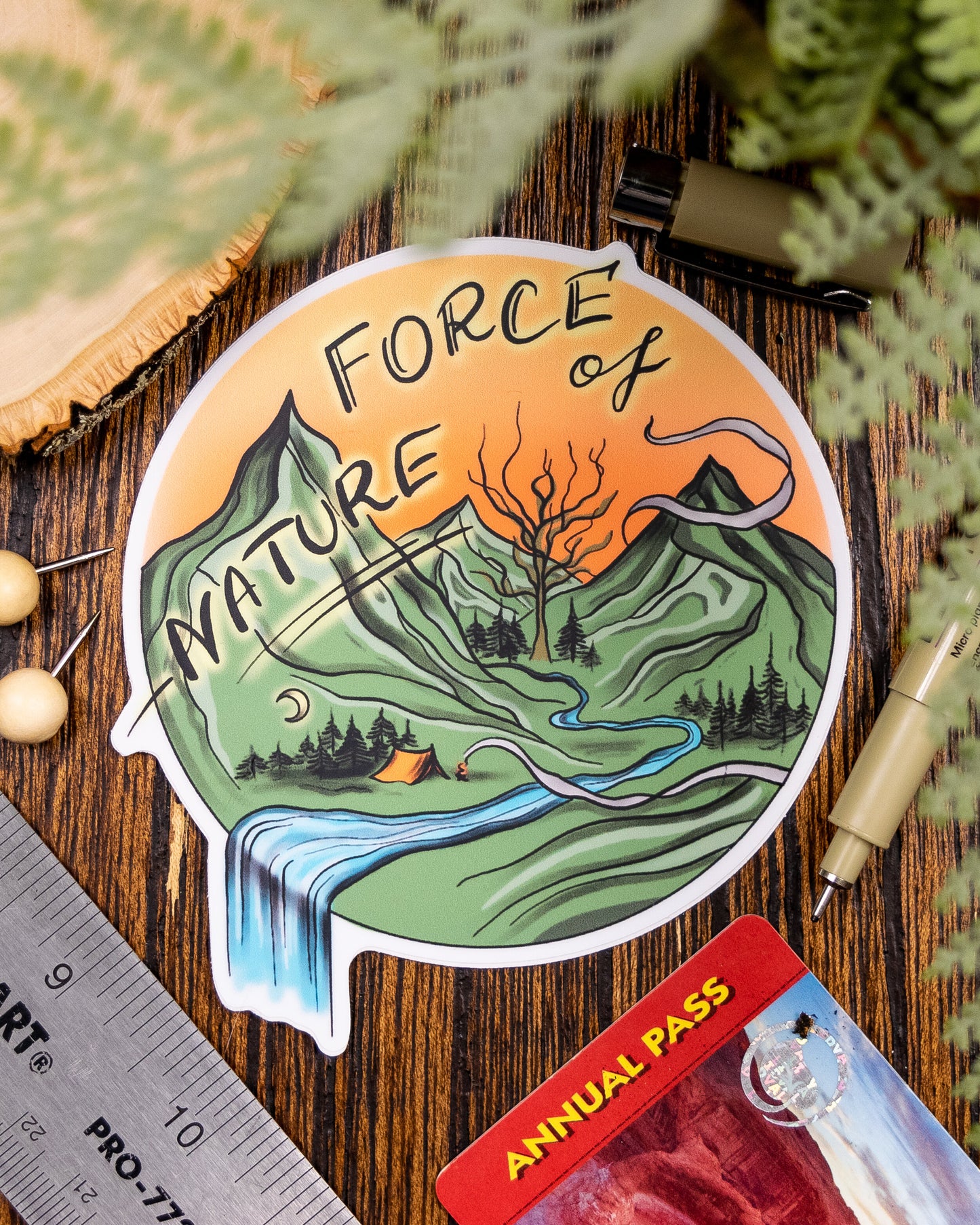 Force Of Nature Sticker
