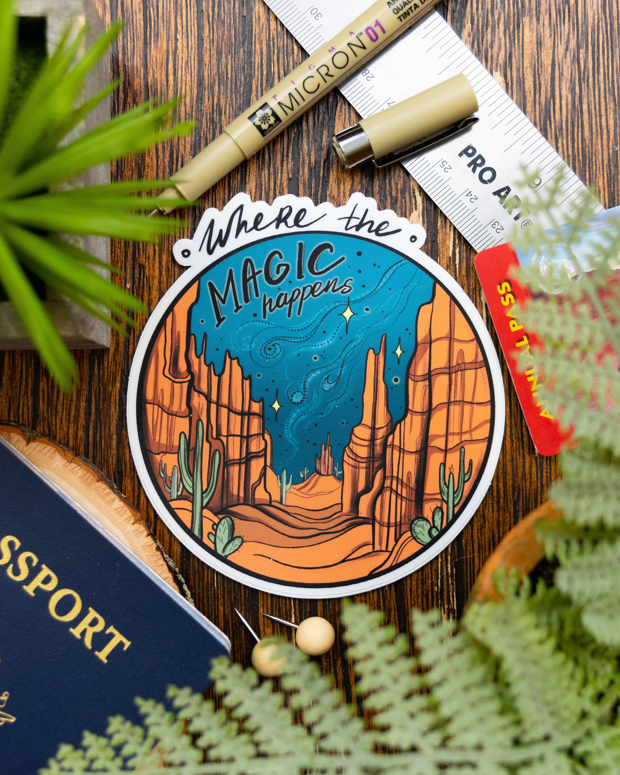 Where The Magic Happens Sticker – Among The Wild