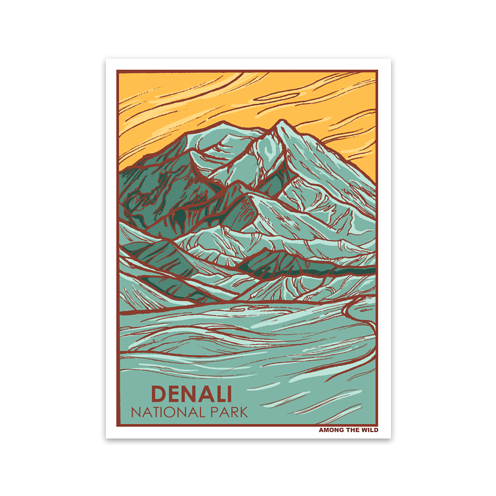 Denali NP Sticker