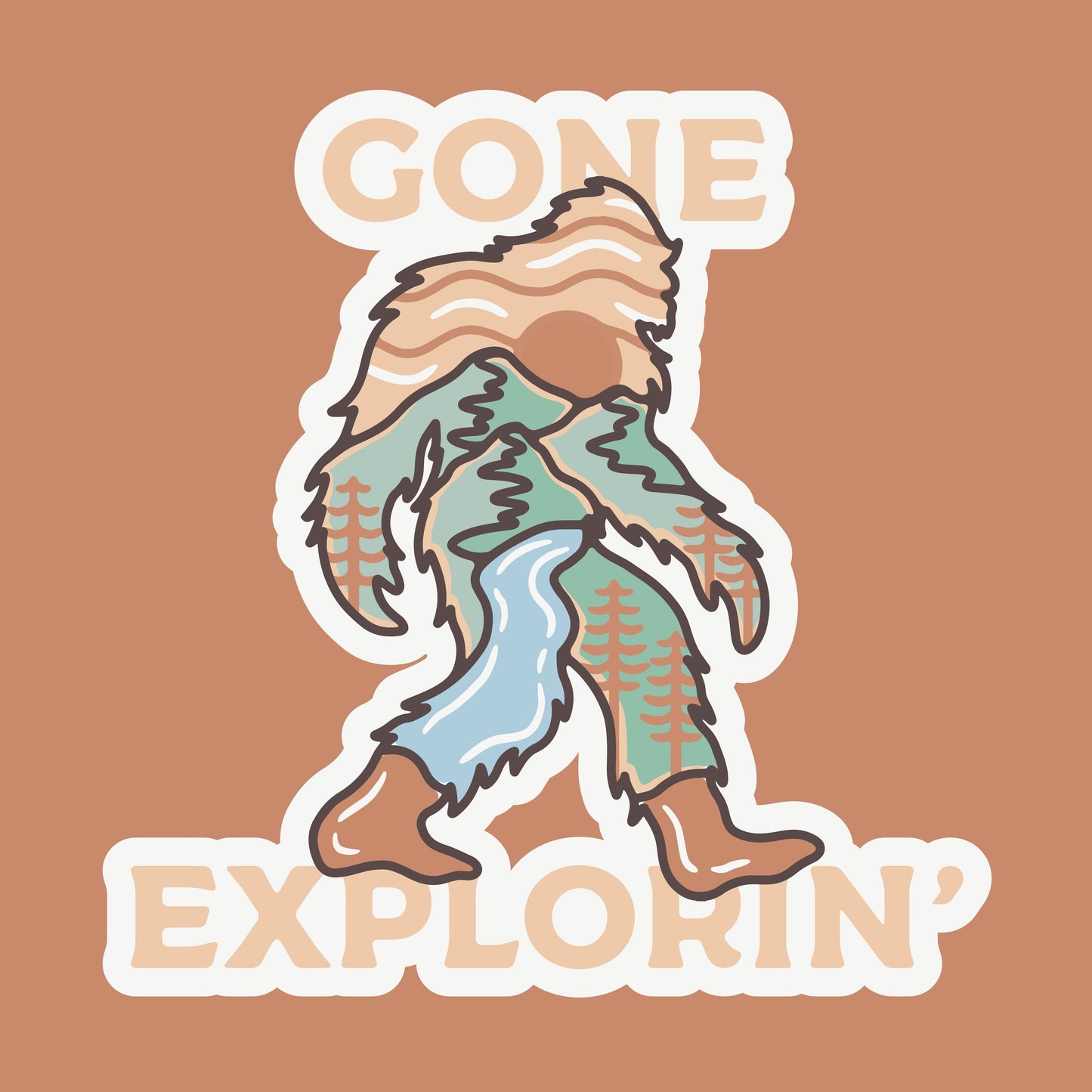 Gone Explorin' Yeti