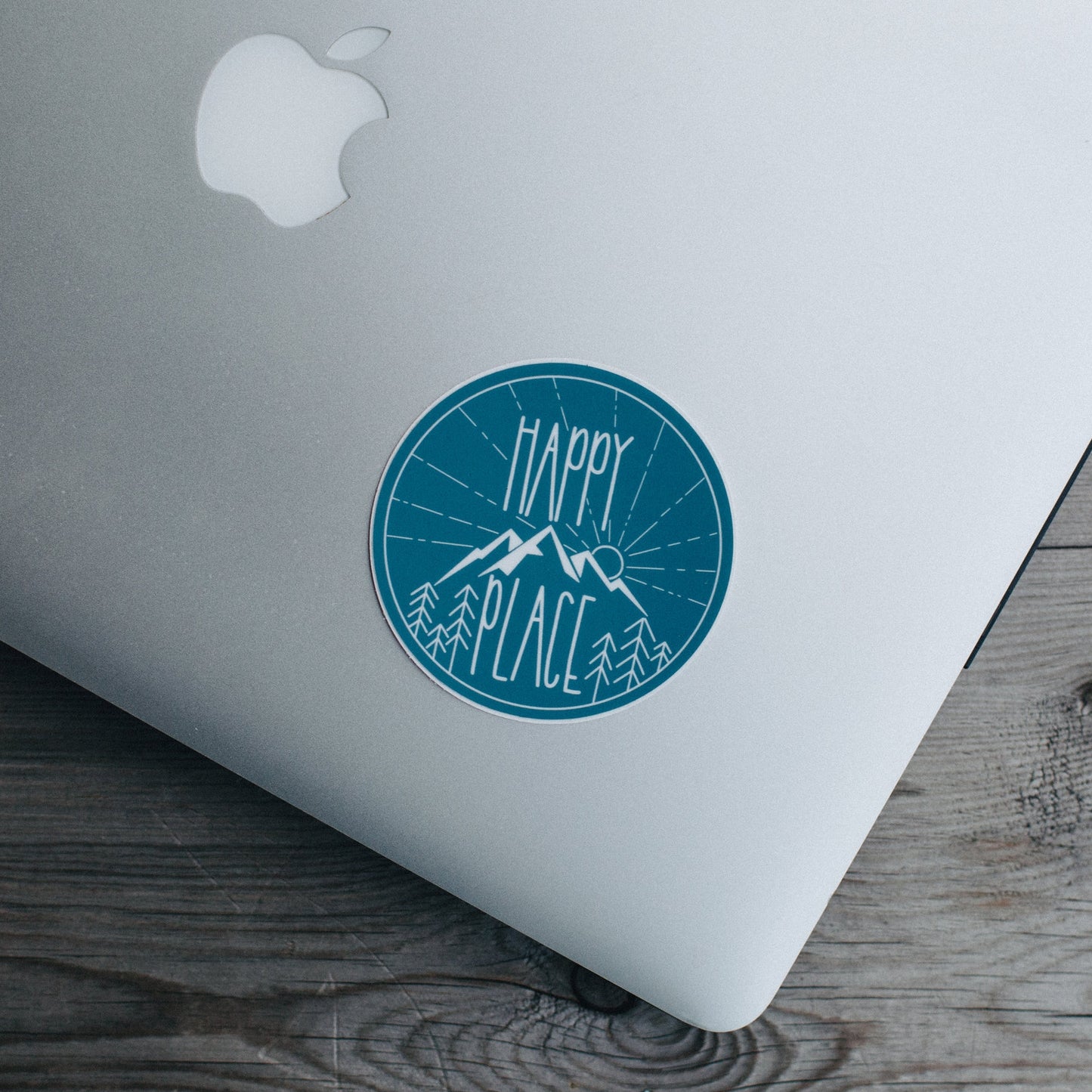 Happy Place Sticker - Blue