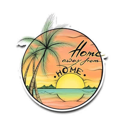 Sticker Back Home Home Away From Home Sticker – Among The Wild