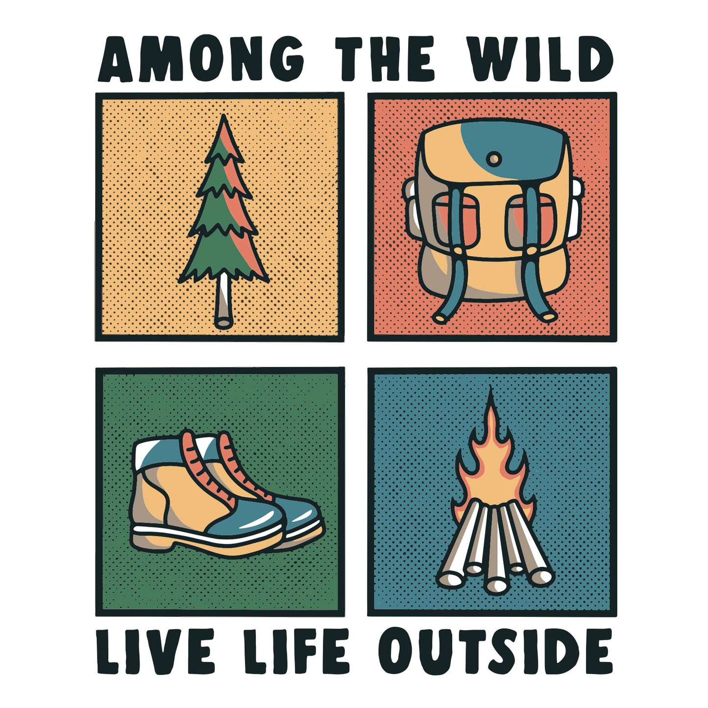 Live Life Outside Sticker
