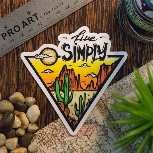 Live Simply Sticker