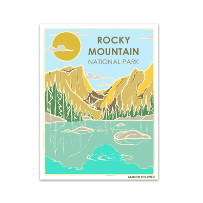 Rocky Mountains NP Sticker