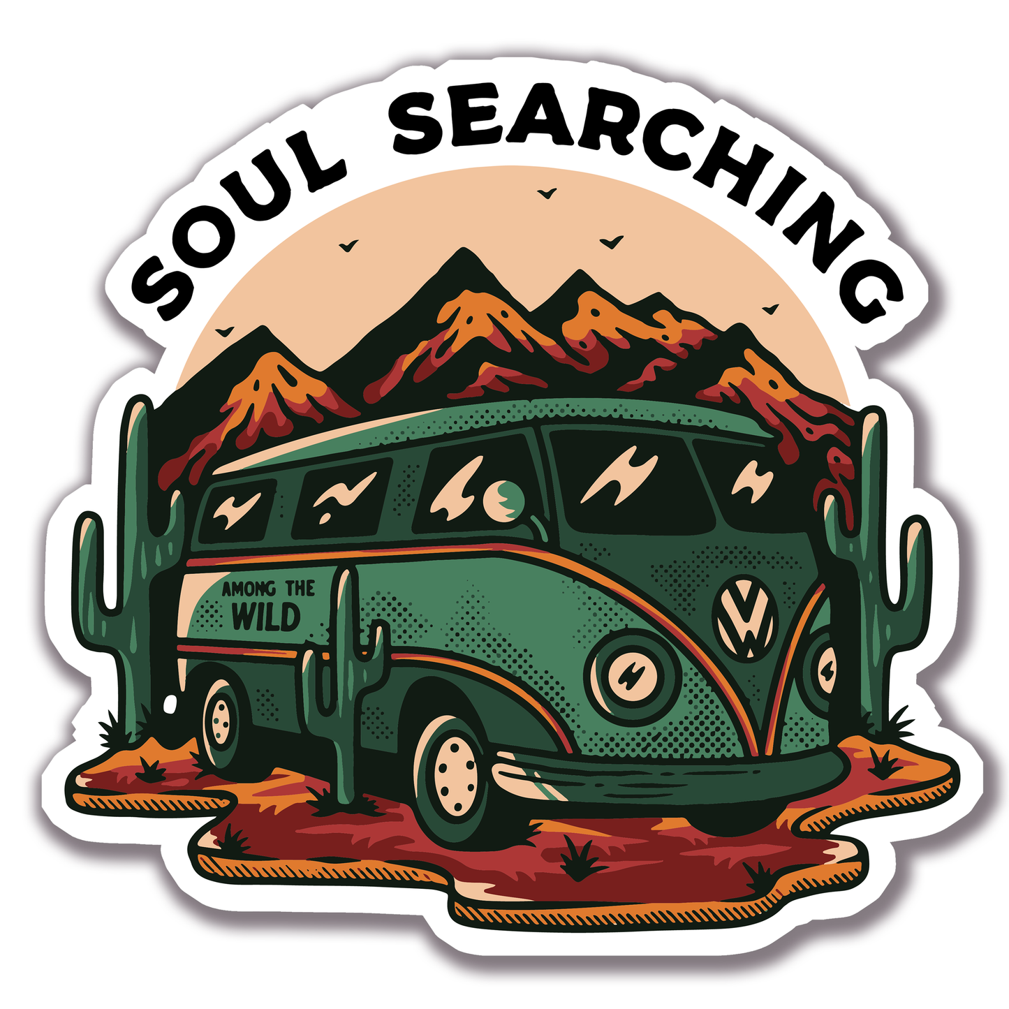 Soul Searching Sticker