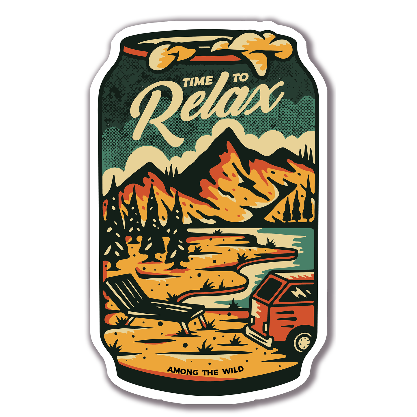 Time To Relax Sticker