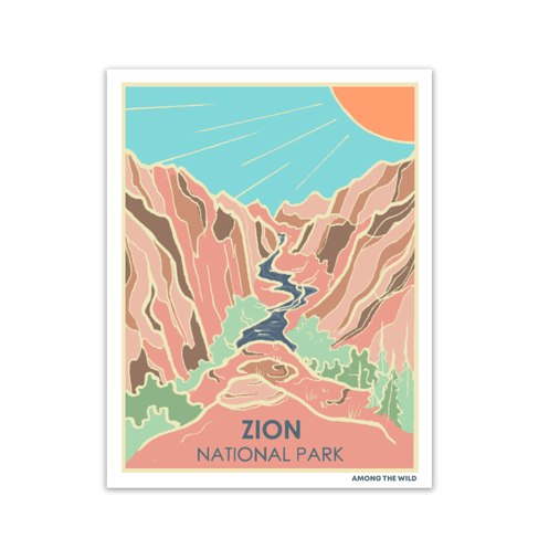Zion NP Sticker
